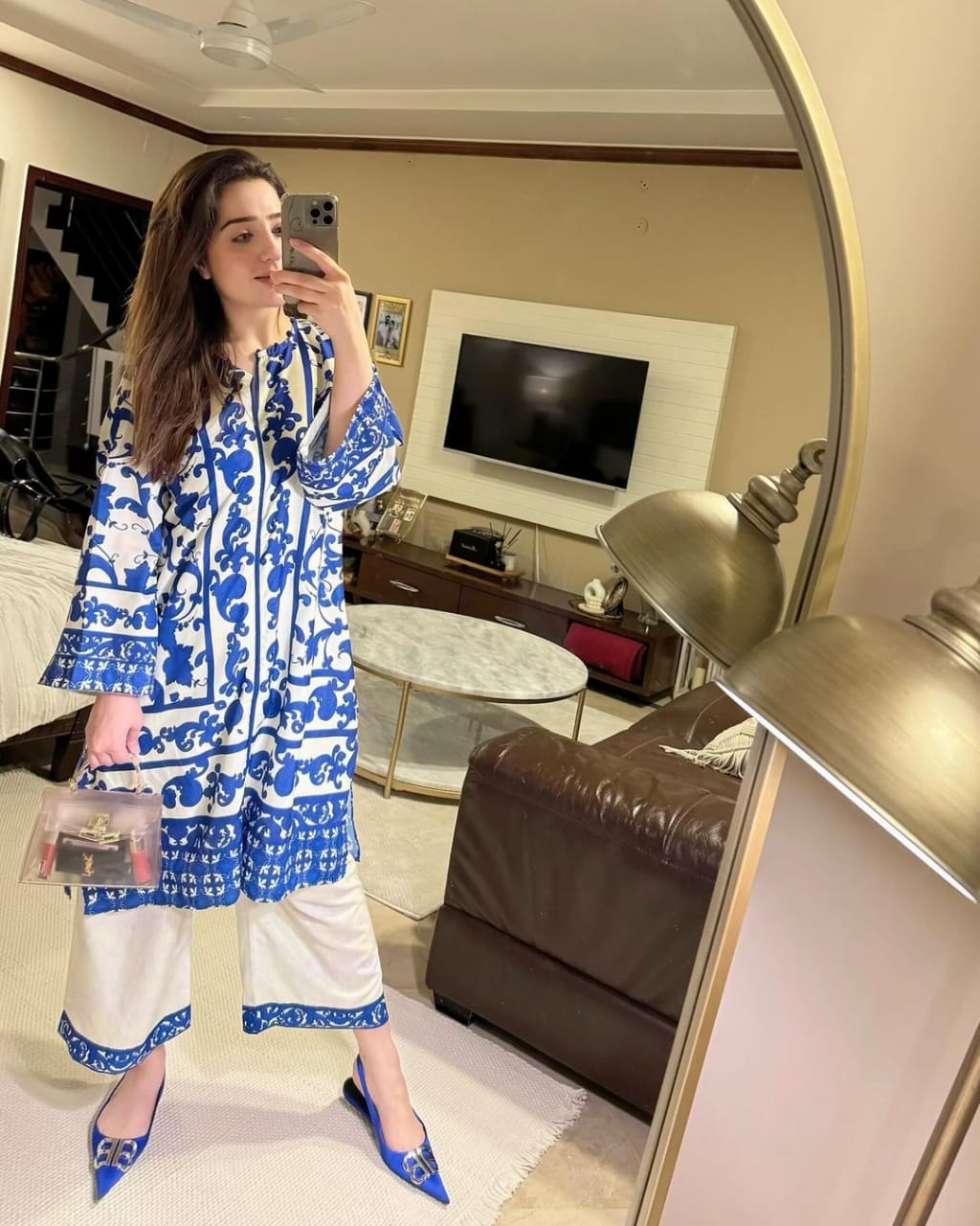 AYESHA B KHADDAR DIGITAL PRINTED 2Pc